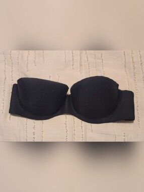 Victoria's Secret Angels Secret Embrace Strapless Bra Black 34B
